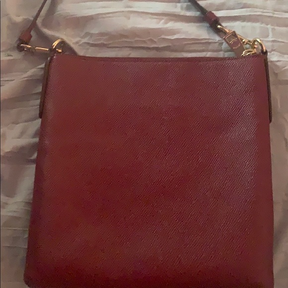 Red Coach Crossbody Messanger Bag - Picture 3 of 6